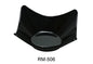 Yanco RM-506BK Rome Salad Bowl | Kitchen + Metal