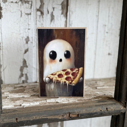 6x4 GHOST PIZZA SLICE BLOCK