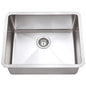 23" L x 18" W x 10" D Undermount 16 Gauge Handmade Stainless Steel Single Bowl Sink