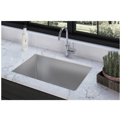 23" L x 18" W x 10" D Undermount 16 Gauge Handmade Stainless Steel Single Bowl Sink