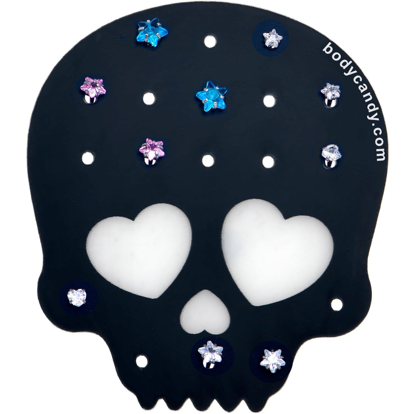 Skull Travel Flat Back Earring Palette