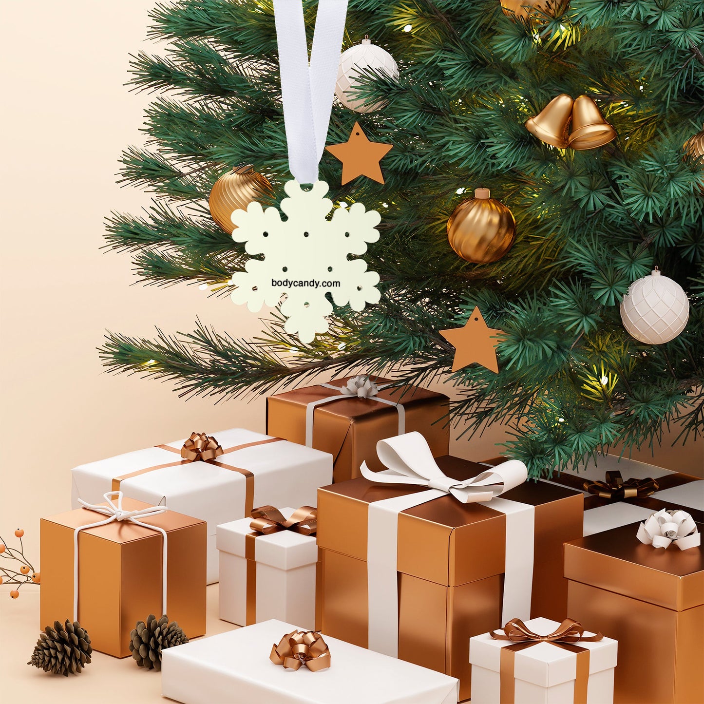 Glow in the Dark Christmas Ornament Travel Flat Back Earring Palette