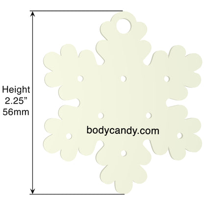 Glow in the Dark Christmas Ornament Travel Flat Back Earring Palette