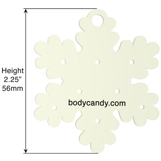 Glow in the Dark Christmas Ornament Travel Flat Back Earring Palette