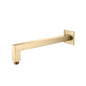 Flusso HS1001SA Wall Mount Square Shower Arm - 12" (300mm) - With Flange