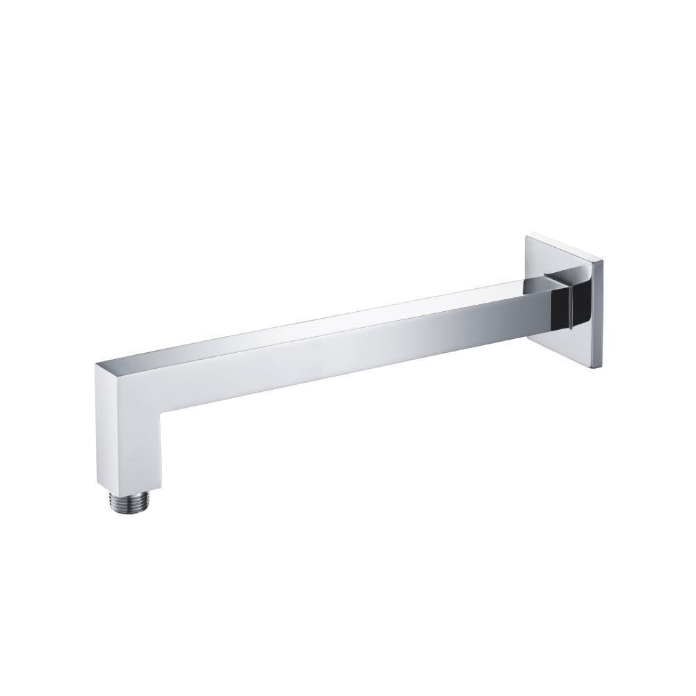 Flusso HS1001SA Wall Mount Square Shower Arm - 12" (300mm) - With Flange