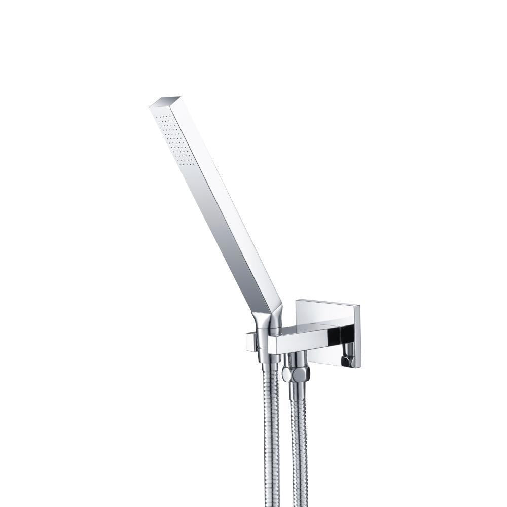 Flusso HS1003 Hand Shower Set With Wall Elbow, Holder and Hose