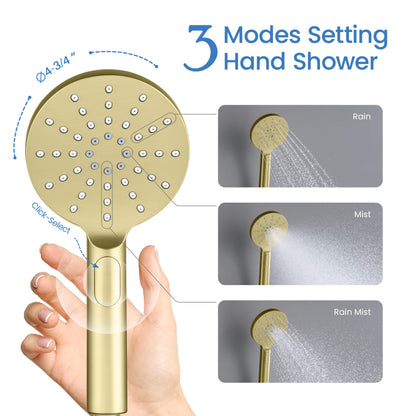 Halo Premium ABS 3 Mode Handheld Shower Head