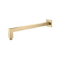 Flusso HS1011SA Wall Mount Square Shower Arm - 16" (400mm) - With Flange
