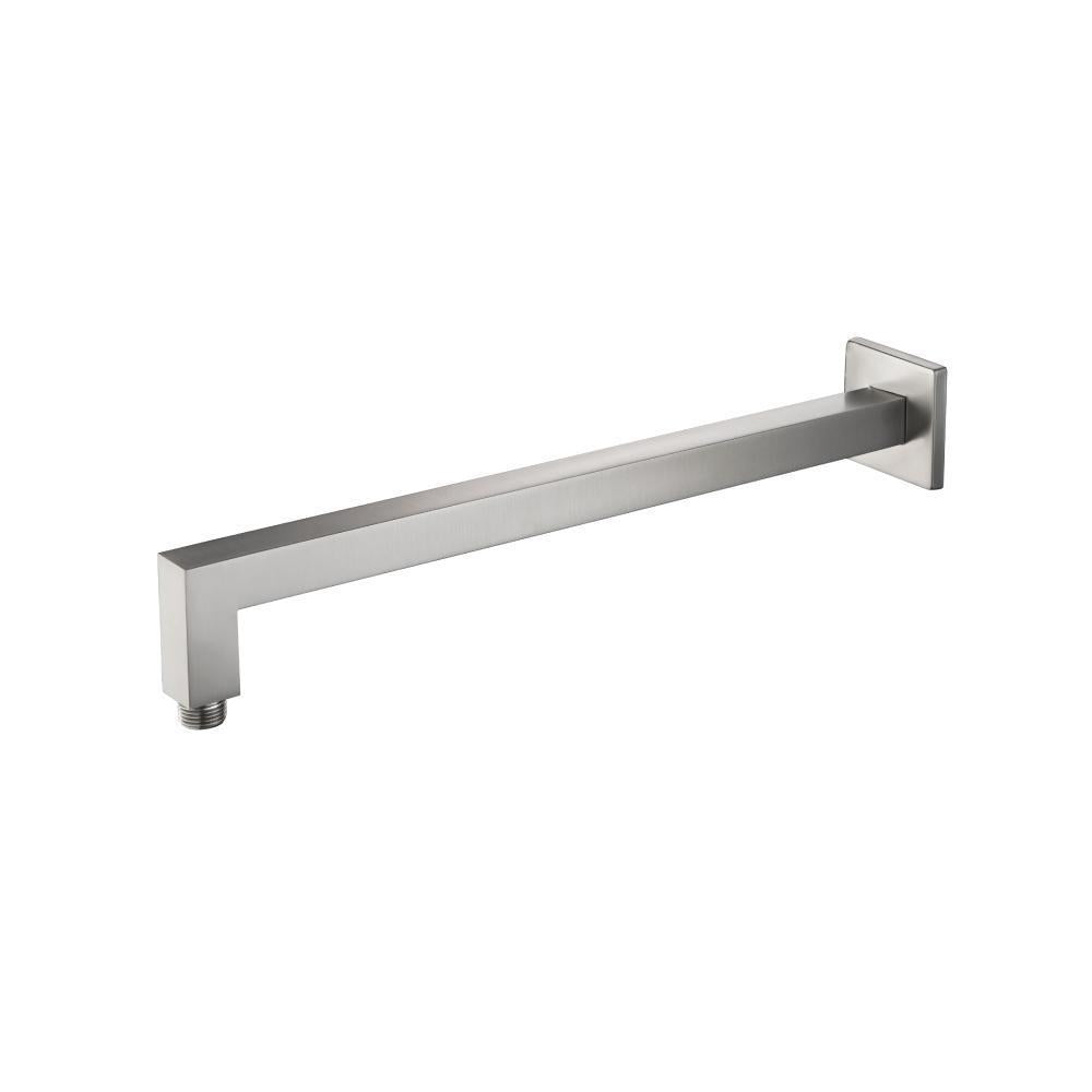 Flusso HS1011SA Wall Mount Square Shower Arm - 16" (400mm) - With Flange