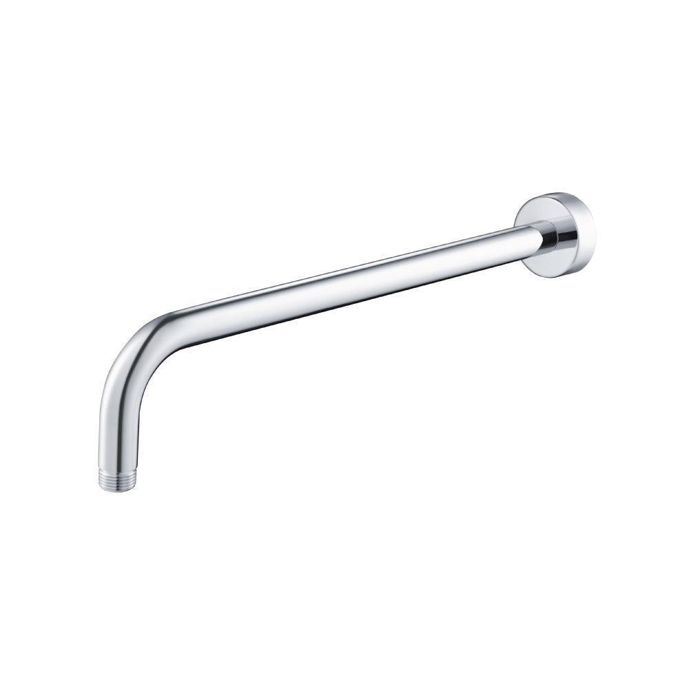 Flusso HS1012SA Wall Mount Round Shower Arm - 16" (400mm) - With Flange