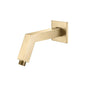 Flusso HS1020 Square Shower Arm With Flange - 7" - With Flange