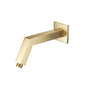 Flusso HS1020 Square Shower Arm With Flange - 7" - With Flange