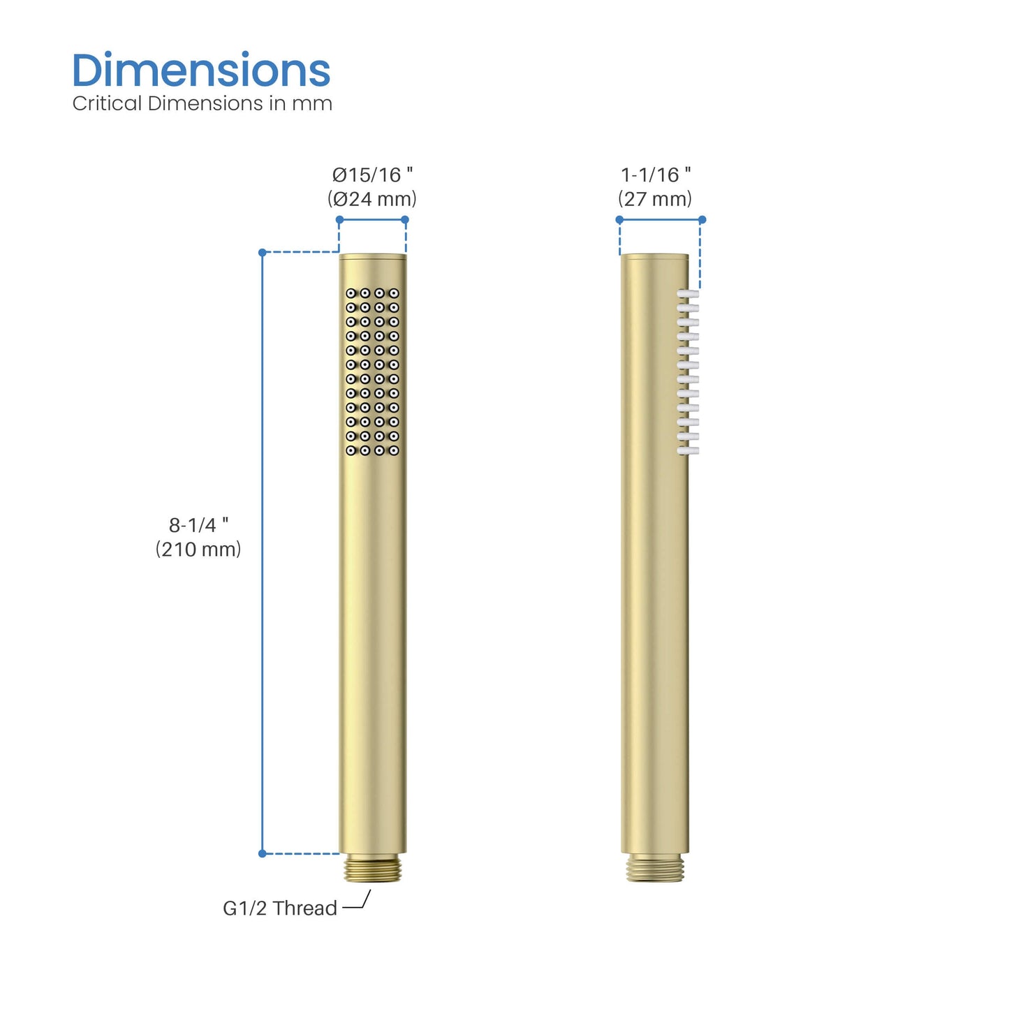 Halo Metal Handheld Shower Head