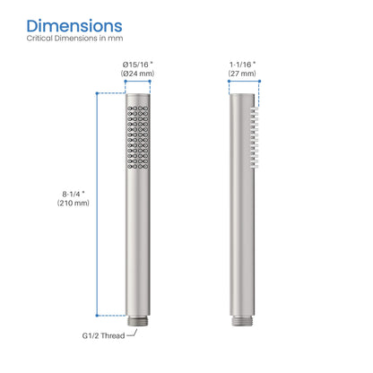 Halo Metal Handheld Shower Head