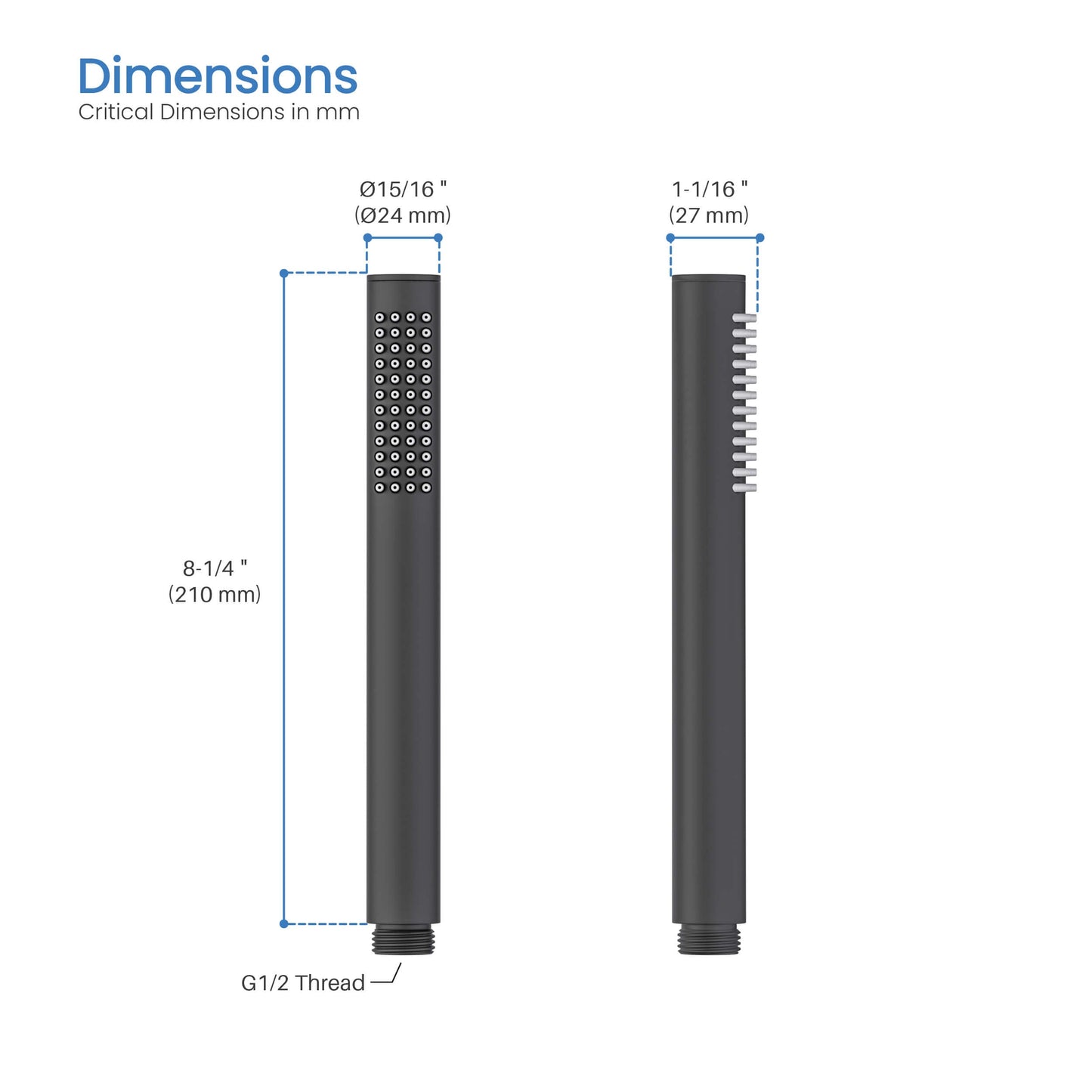 Halo Metal Handheld Shower Head