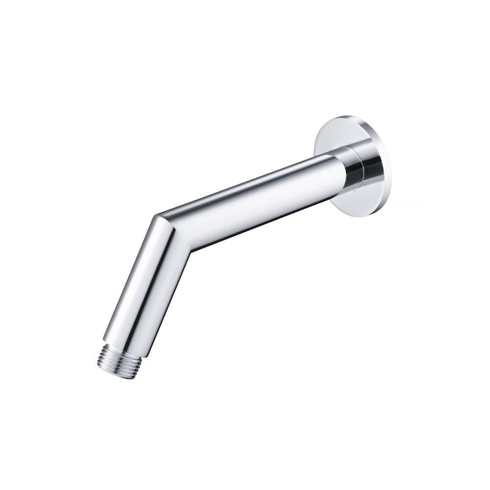 Flusso HS1030 Round Shower Arm With Flange - 7" - With Flange
