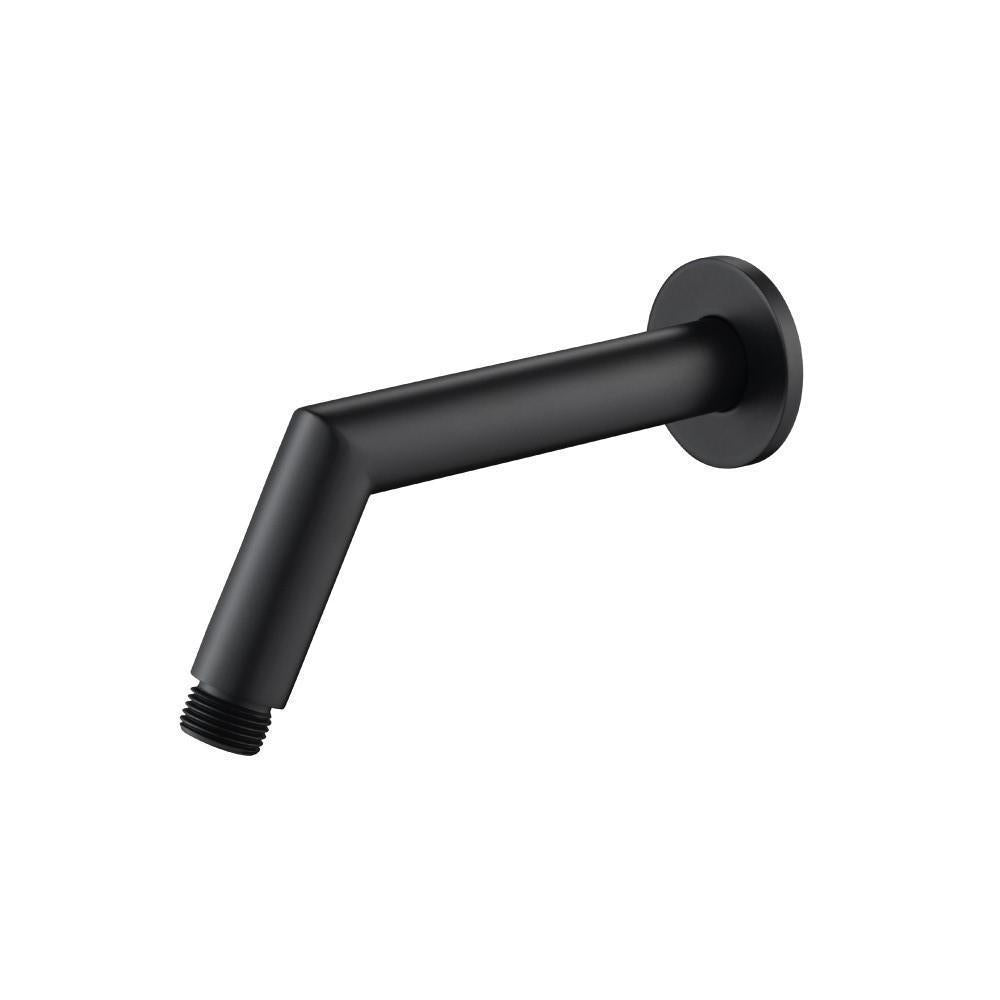 Flusso HS1030 Round Shower Arm With Flange - 7" - With Flange