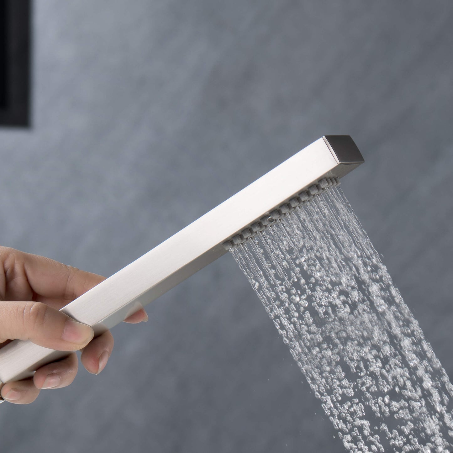 Quadro Metal Handheld Shower Head