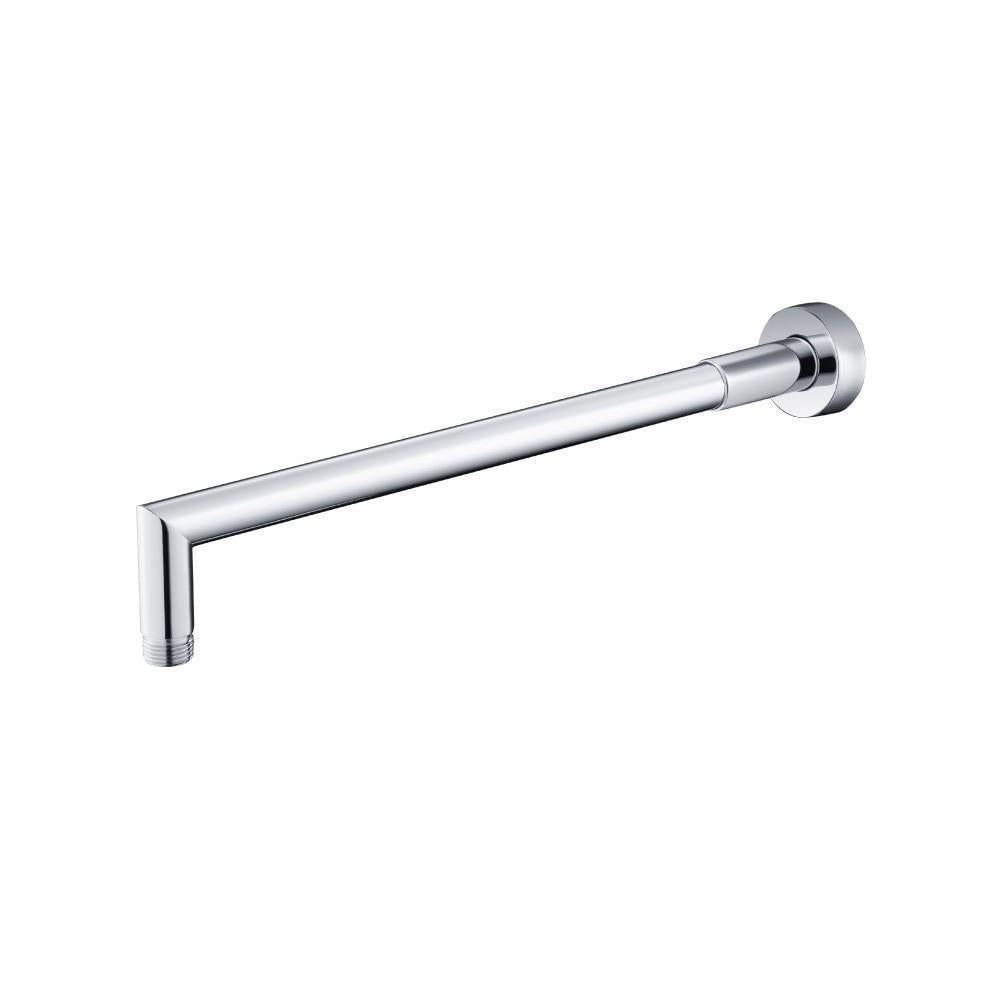 Flusso HS1040 Wall Mount Round Shower Arm - 16" (400mm) - With Flange