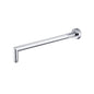 Flusso HS1040 Wall Mount Round Shower Arm - 16" (400mm) - With Flange