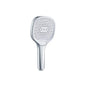 Flusso HS6250 3-Function ABS Hand Held Shower Head - 120mm