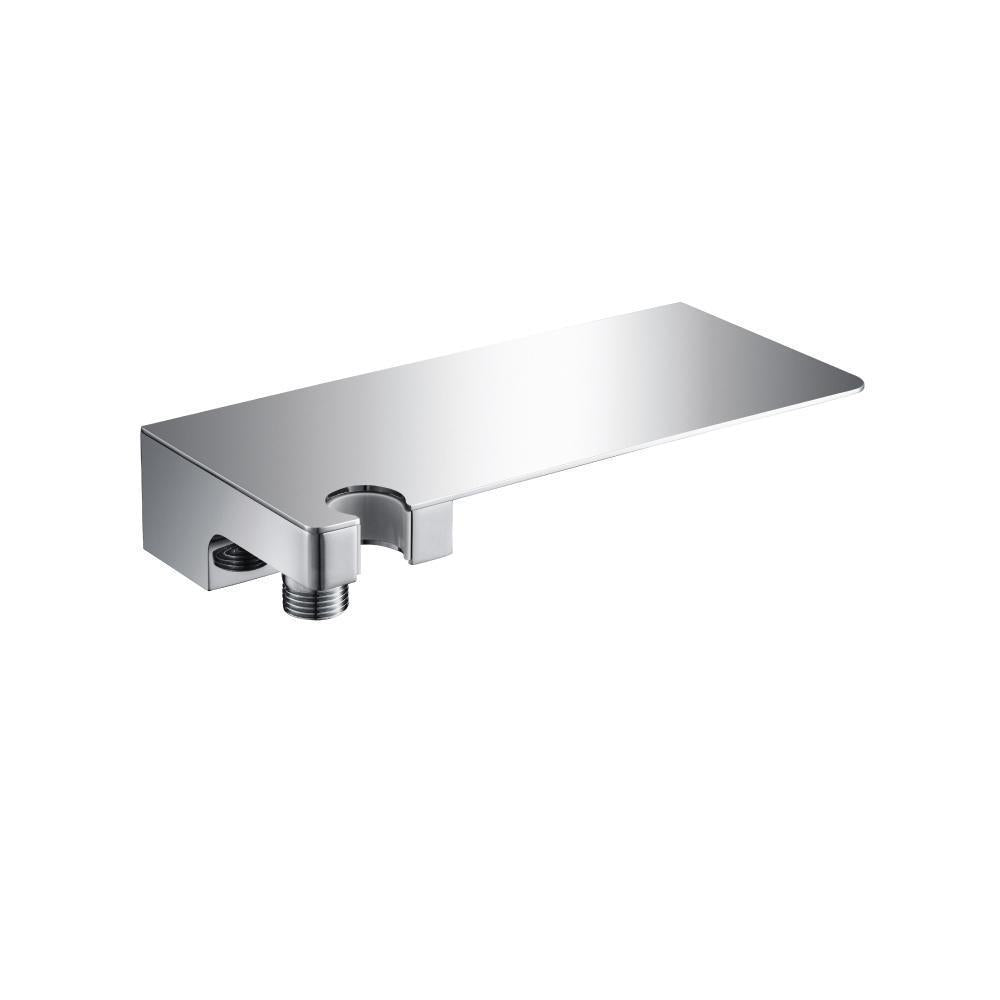 Flusso HS8042 Shower Shelf Thingy With Integrated Elbow & Holder