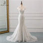 New style cap sleeve style lace wedding dress