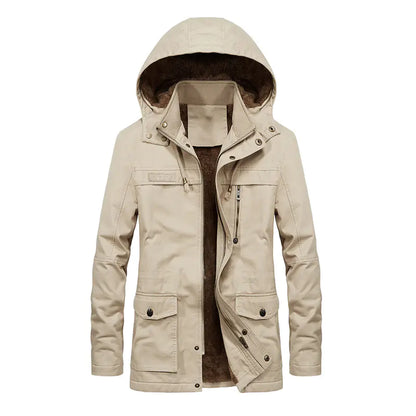 Men's Winter Fleece Thick Windbreaker Jacket