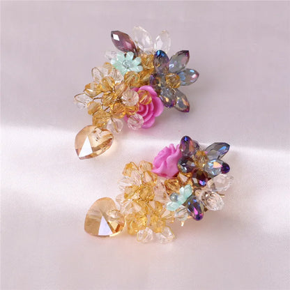 Bohemia Acrylic Flower Earrings