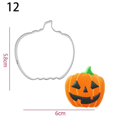 Halloween Cookie Cutter 3D Stainless Steel Fondant