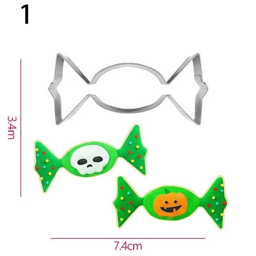 Halloween Cookie Cutter 3D Stainless Steel Fondant