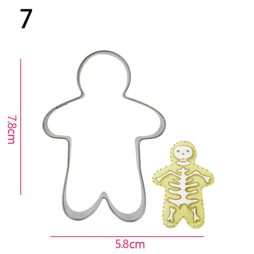 Halloween Cookie Cutter 3D Stainless Steel Fondant