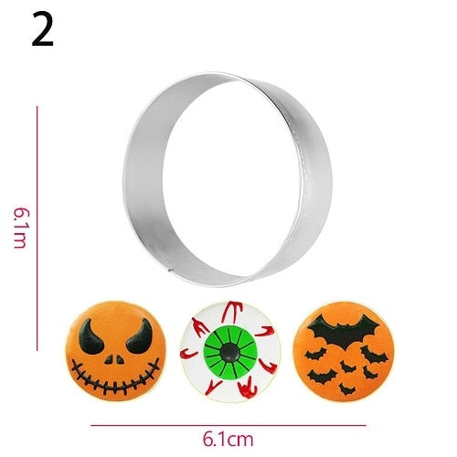 Halloween Cookie Cutter 3D Stainless Steel Fondant