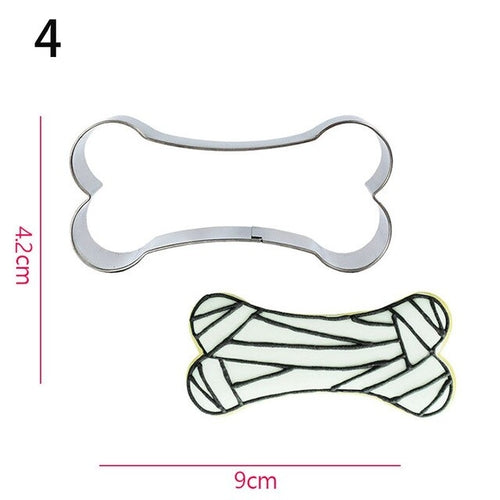 Halloween Cookie Cutter 3D Stainless Steel Fondant