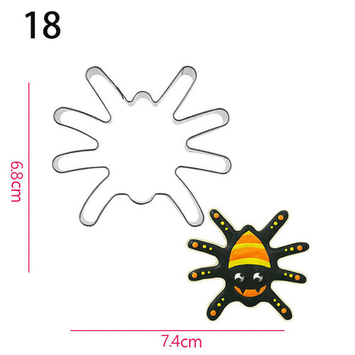 Halloween Cookie Cutter 3D Stainless Steel Fondant