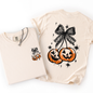 Halloween Cherry Pumpkins, Cute, Front and Back, Comfort Colors T-Shirt