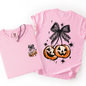 Halloween Cherry Pumpkins, Cute, Front and Back, Comfort Colors T-Shirt