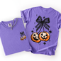 Halloween Cherry Pumpkins, Cute, Front and Back, Comfort Colors T-Shirt