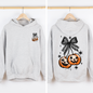 Halloween Cherry Pumpkins, Cute, Front and Back, Graphic Hoodie, Hooded Sweatshirt
