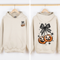 Halloween Cherry Pumpkins, Cute, Front and Back, Graphic Hoodie, Hooded Sweatshirt