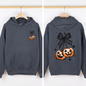 Halloween Cherry Pumpkins, Cute, Front and Back, Graphic Hoodie, Hooded Sweatshirt