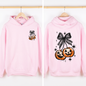 Halloween Cherry Pumpkins, Cute, Front and Back, Graphic Hoodie, Hooded Sweatshirt