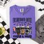 Halloween Coffee, Freshly Boo'd, Cute, Witch, Spooky, Comfort Colors T-Shirt