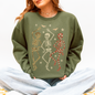Halloween Dancing Skeletons Shirt, Retro Skeletons, Spooky Season, Leopard Checker Cherry Print, Boo, Fall, Halloween Sweatshirt
