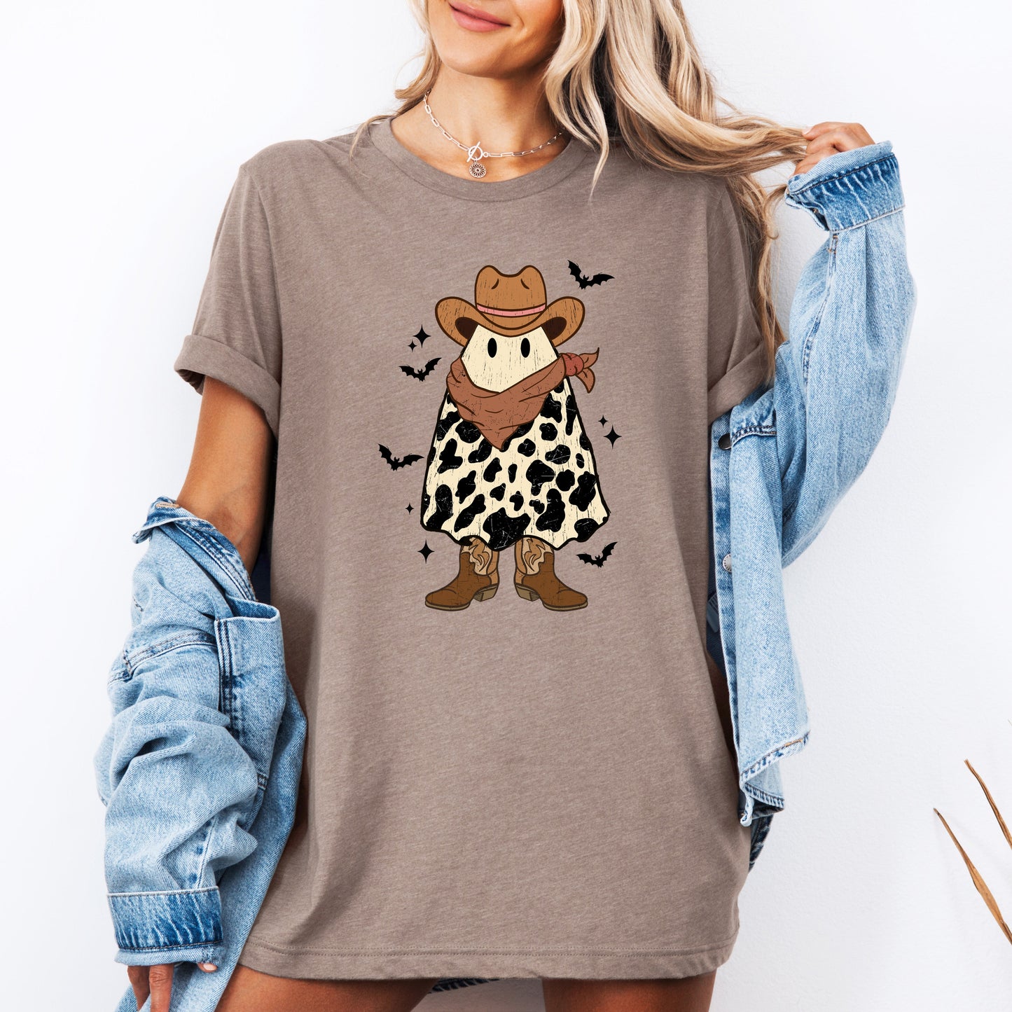 Halloween Ghost Cowboy, Western, Country, Tshirt