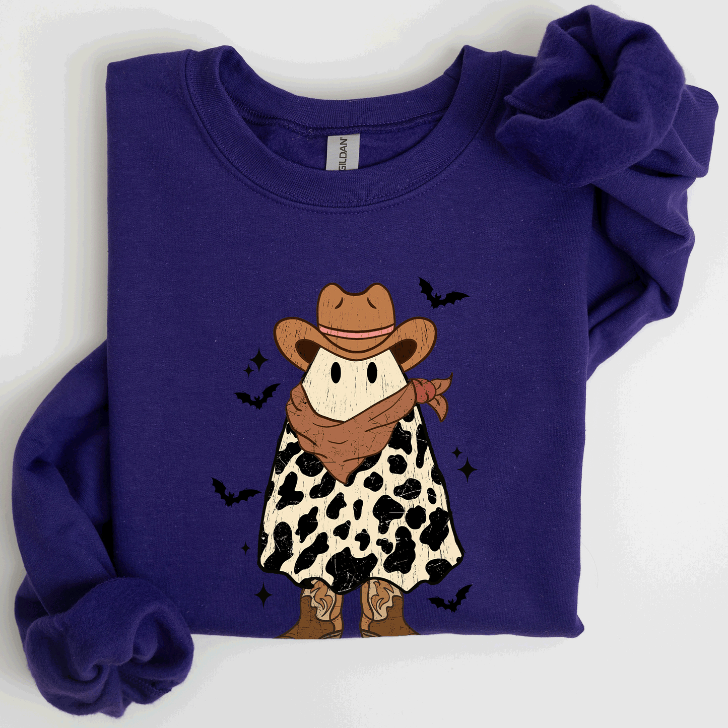Halloween Ghost Cowboy, Western, Country Sweatshirt