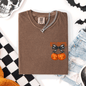 Halloween Jack o Lanterns, Cherry, Coquette, Cute, Adorable, Pocket, Comfort Colors T-Shirt