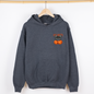 Halloween Jack-o-Lanterns, Cherry, Coquette, Cute, Adorable, Pocket, Graphic Hoodie, Hooded Sweatshirt