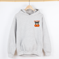 Halloween Jack-o-Lanterns, Cherry, Coquette, Cute, Adorable, Pocket, Graphic Hoodie, Hooded Sweatshirt